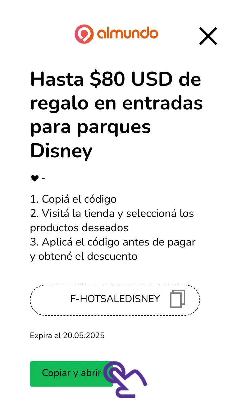 clic en el cupón