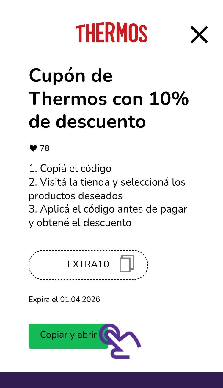 clic en el cupón