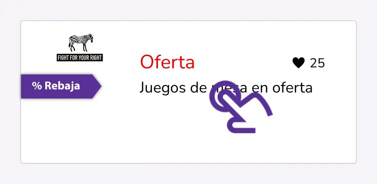 clic en el descuento