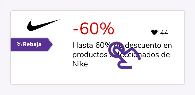 clic en el descuento