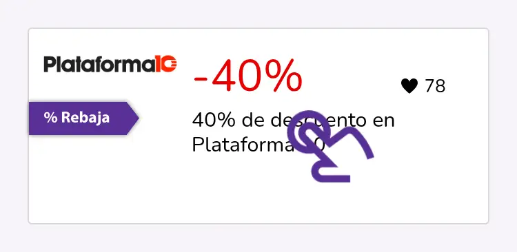 clic en el descuento