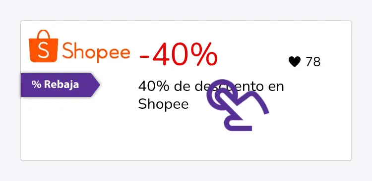 clic en el descuento