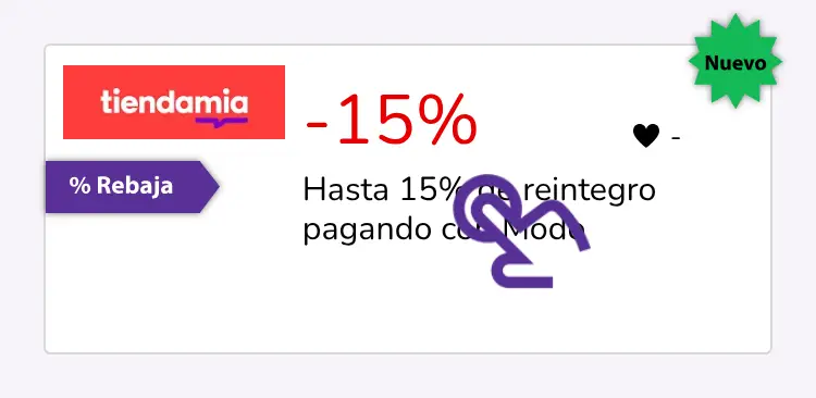 clic en el descuento