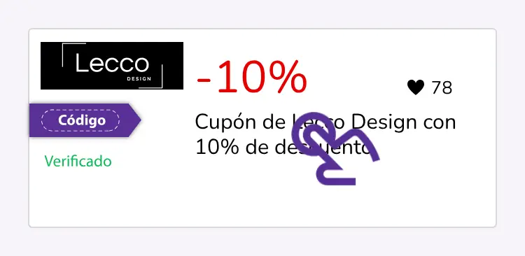 selección de cupón
