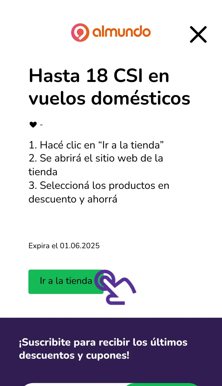 visitar la tienda con descuentos