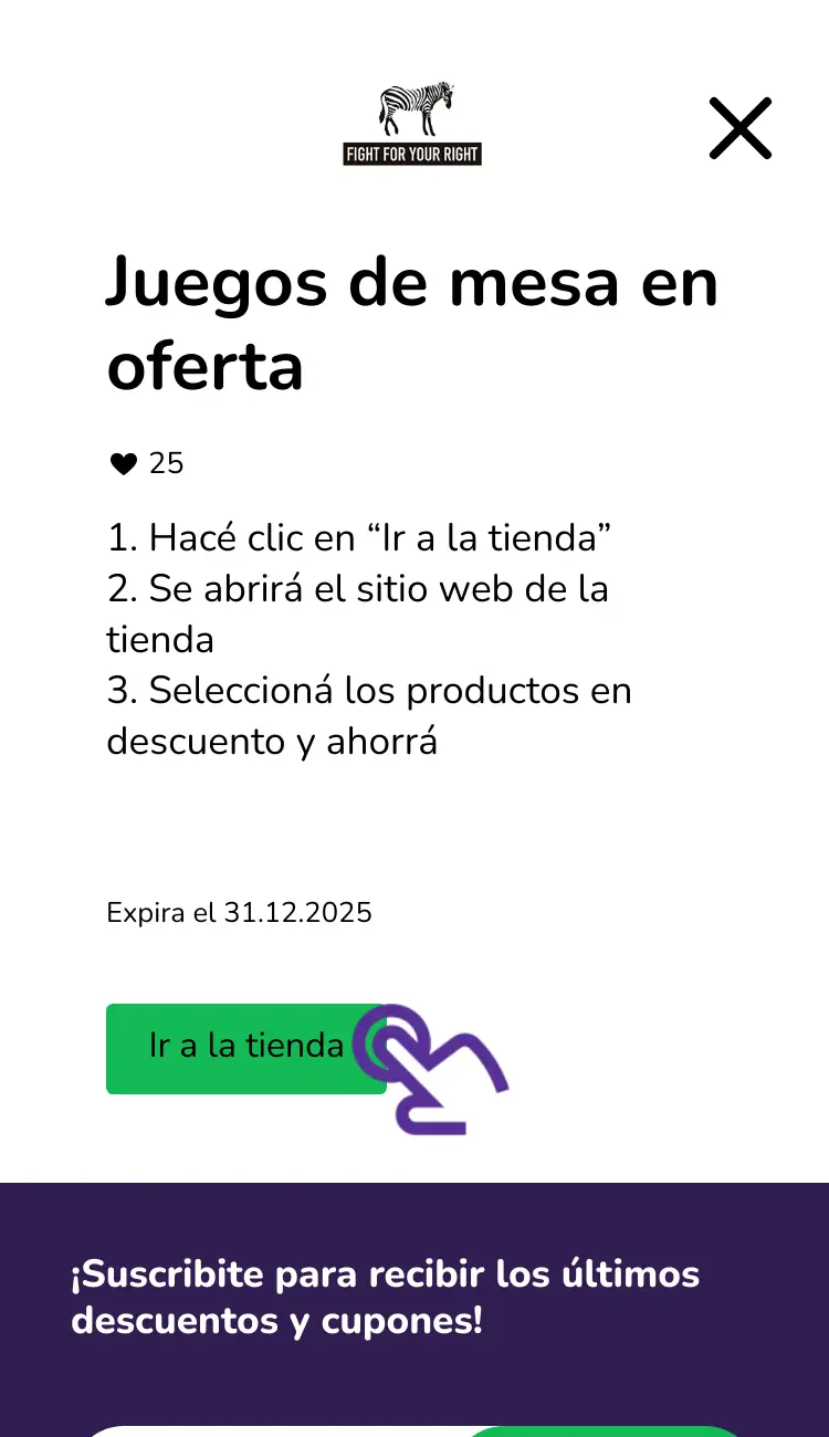 visitar la tienda con descuentos