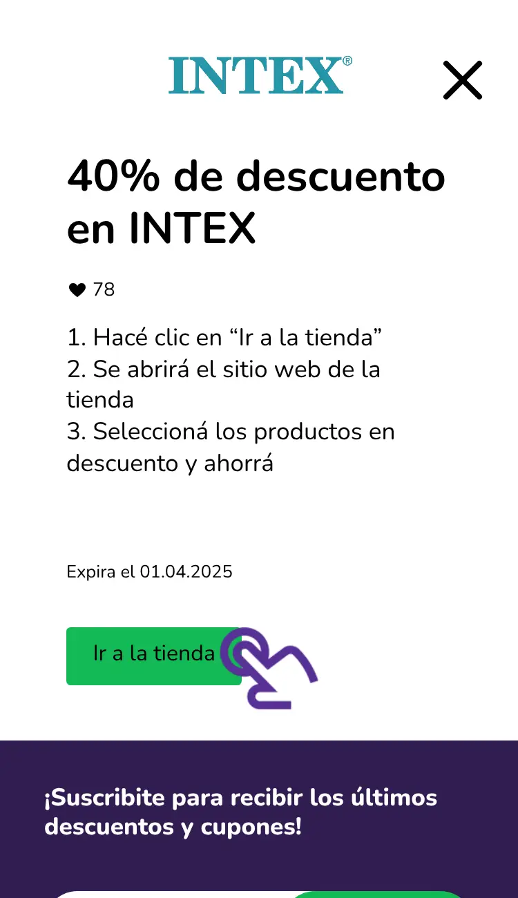 visitar la tienda con descuentos