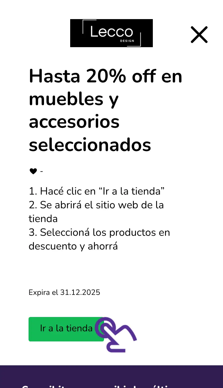 visitar la tienda con descuentos