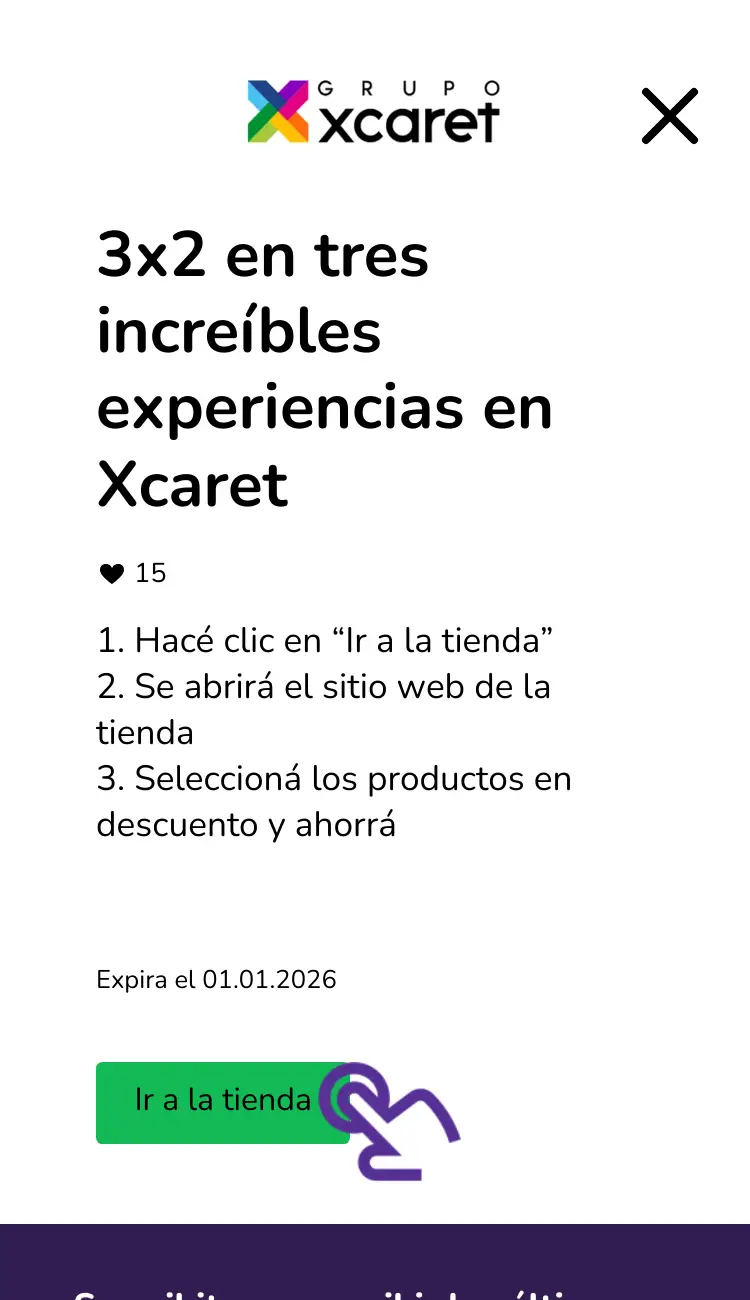 visitar la tienda con descuentos